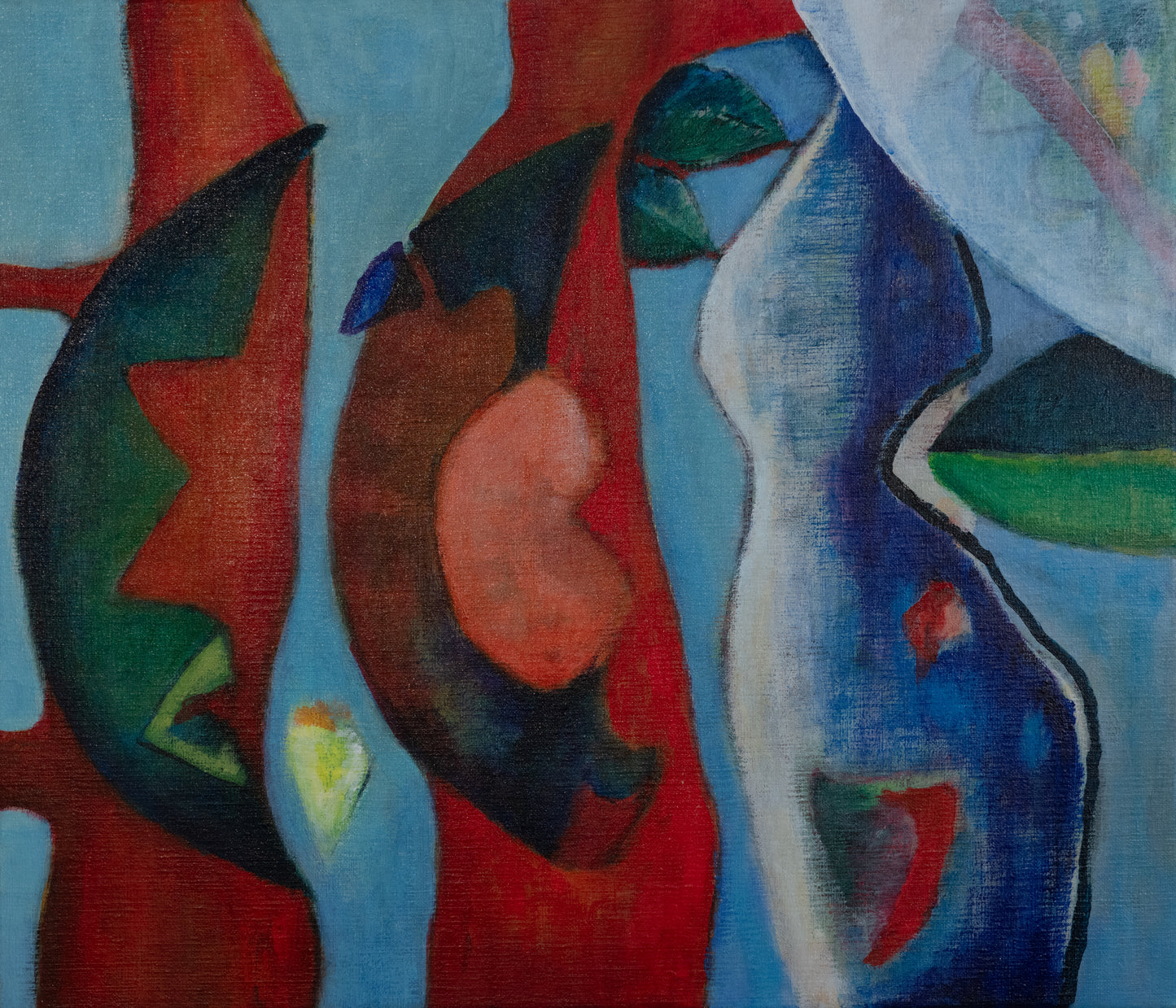 136-137-138: 136. (drieluik) Verbinding I (2015-60x70)