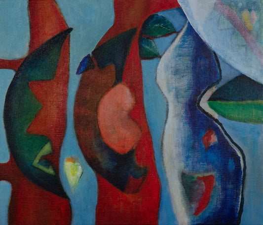 136-137-138: 136. (drieluik) Verbinding I (2015-60x70)