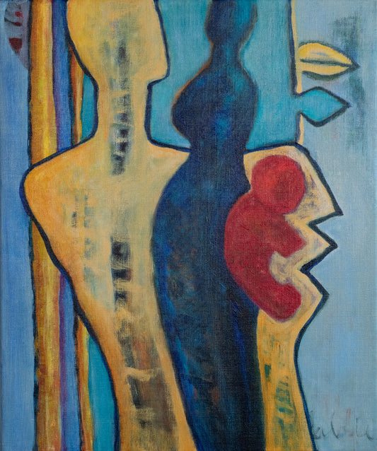 78. Driehoek van kleur (2003-50x65)